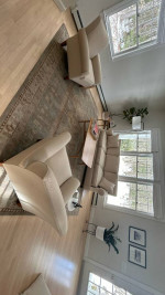Sofa and two matching chairs