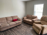 Sofa, loveseat & reclyner