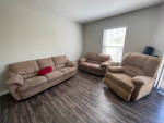 Sofa, loveseat & reclyner