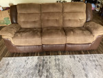 Clean Faux Leather sofa for sale