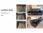Leather Sofa Brown