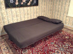 IKEA Sleeper Sofa w/Soft Cover, 2 Pillows, Storage Box- Like New