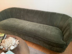 Beautiful velvet sofa