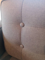 Sofa, gray textile