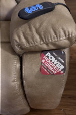 Sofa with dual electric recliners