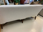Century Chippendale Style Camel Back Sofa Single Cushion