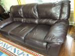 Leather Sofa/Loveseat/Chair/Ottoman