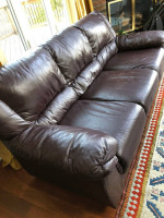 Leather Sofa/Loveseat/Chair/Ottoman