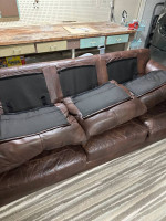 leather sofa