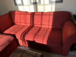 Sectional Couch with Full Sleeper Sofa