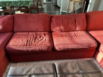 Sectional Couch with Full Sleeper Sofa