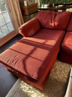 Sectional Couch with Full Sleeper Sofa