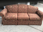 Camel back sofa
