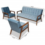 Living Room Sofa & 2 Chairs Set - like new!