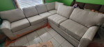 Sectional sofa w/pullout sleeper