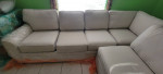 Sectional sofa w/pullout sleeper