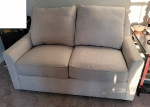 56.5'' Tan/Beige Sleeper Sofa