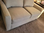 56.5'' Tan/Beige Sleeper Sofa