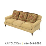 Edward Ferrell Striped Roll Arm Sofa (Was 5000)