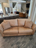 Custom 90" LEATHER Sofa