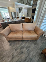 Custom 90" LEATHER Sofa