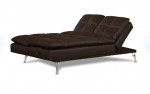 Serta Brown Convertible Sofa