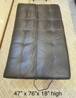 Serta Brown Convertible Sofa