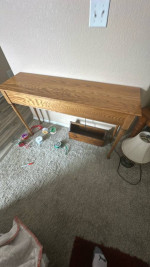 Sofa table with storage