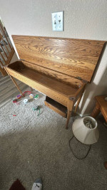 Sofa table with storage