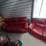 Leather sofa
