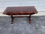 Regency Style Crossbanded Mahogany Sofa Table. Hekman Furniture CO.
