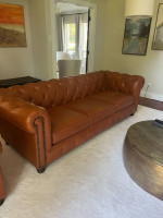 leather sofa