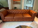 leather sofa