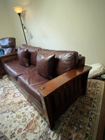 Stickley Orchard Street Cherry Queen-size Sleeper sofa
