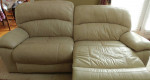 Leather power reclining Sofa and Chair