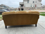 Chestnut colored sofa