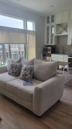 Beige Chenille Sofa