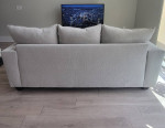 Beige Chenille Sofa