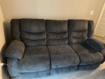 Reclining Couch with Reclining Sofa