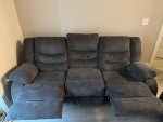 Reclining Couch with Reclining Sofa