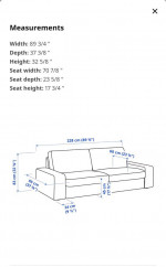 NEW Kivik 90' Sofa
