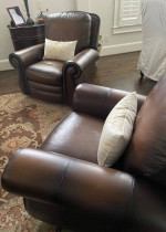 Sofa and Swivel Recliner Set