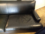 Mitchell Gold Leather Sofa