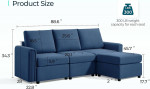 LINSY HOME Modular Sectional Sofa