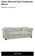 Macy’s  couch-2  tuffted sofa