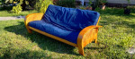 Wooden Futon Couch Sleeper Sofa