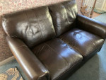Leather Sofa and Love Seat both for $450