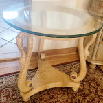 Huge lot solid wood sofa side end table stand nightstand marble glass accent ent