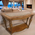 Grand Cayman sofa console accent table by Haverty's