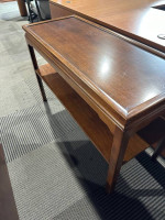 44"Wx18"Dx29"H sofa table in Walnut finish wood by Stow and Davis w/ s